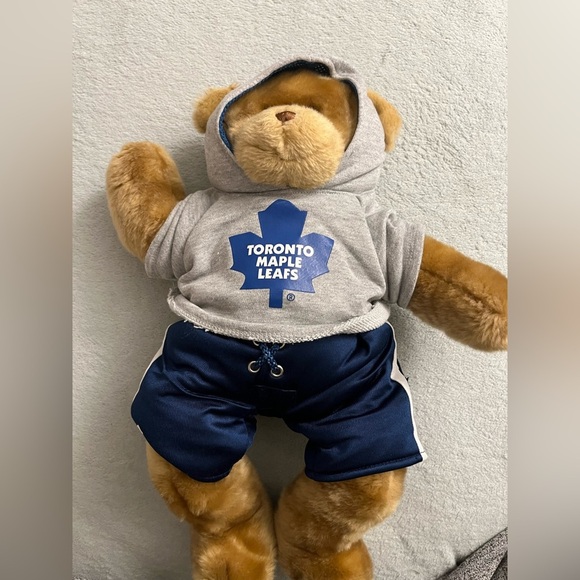 Build-A-Bear BAB Toronto Maple Leaf Uniform Bear - Picture 10 of 12